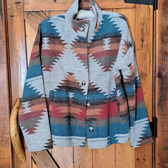 Aztec Patterned Jacket - Picture 8 of 10